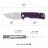 Ganzo Knife G769 - Lila